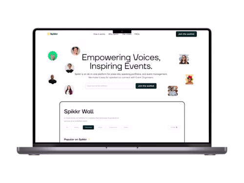🎤Spikkr: Waitlist Website