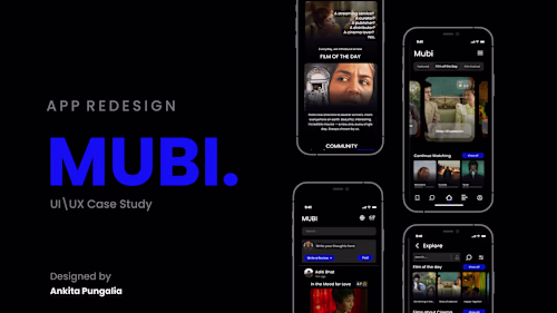 MUBI App Redesign (UI\UX Case Study) :: Behance