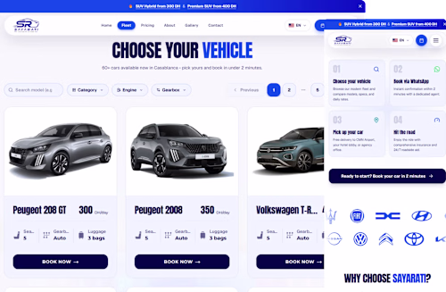 Sayarati | Car Rental Platform Casablanca