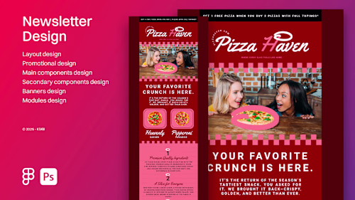 Pizza Haven | Newsletter Design