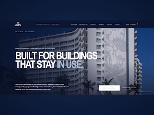 Designed and built a responsive