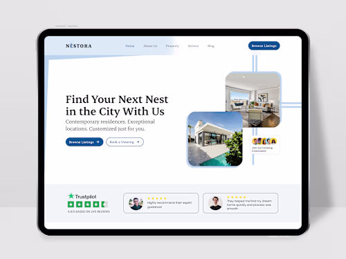High-Conversion Real Estate Landing Page Design