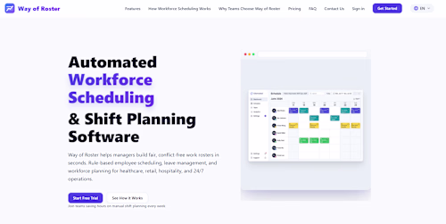 Way of Roster | Automated Workforce Scheduling Software