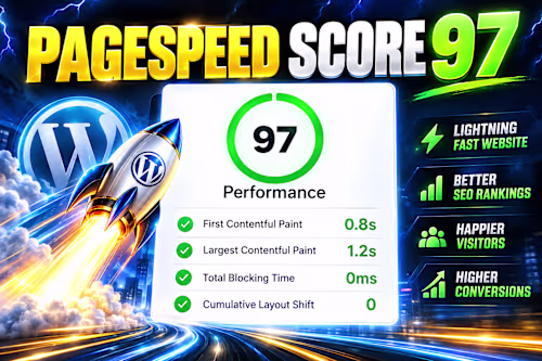 PageSpeed 97 Optimization — Speed