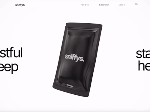 Sniffys - sleep peacefully, perform better.