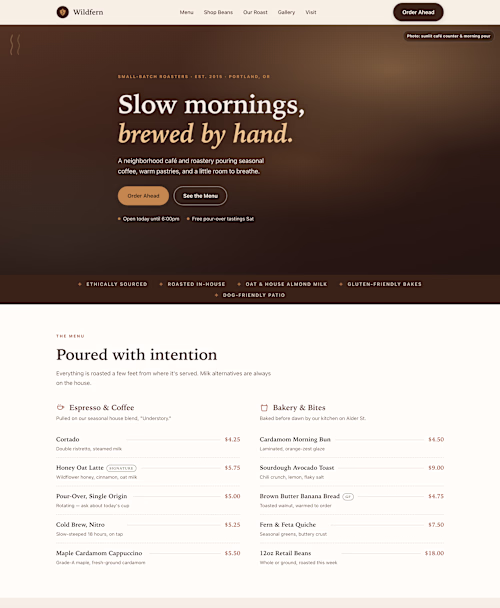 Wildfern Coffee & Roastery —