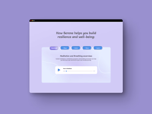 Serene | Website