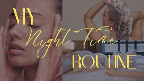 Night Routine | Thumbnail Design
Night