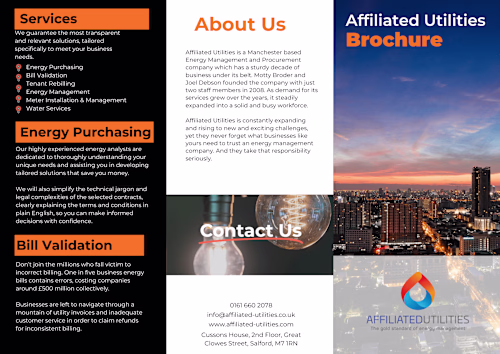 Company brochure designed for client specific proposal