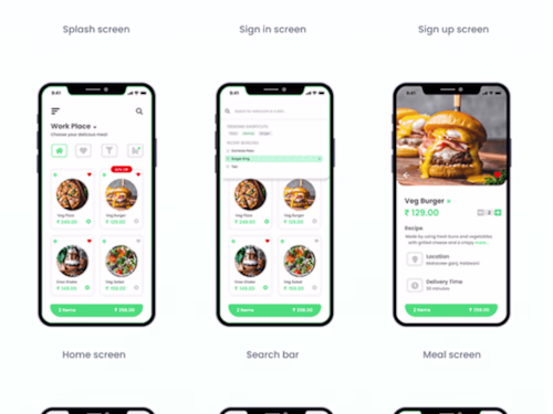 Food delivery app UX case study