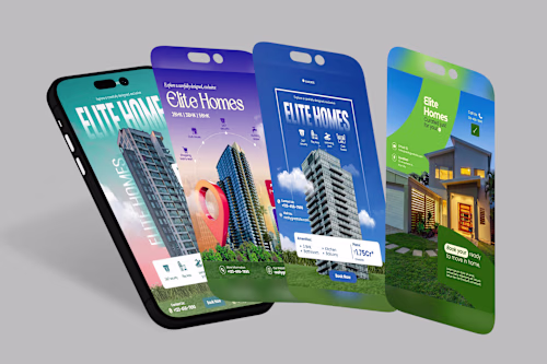 Elite Homes Social Campaign Design