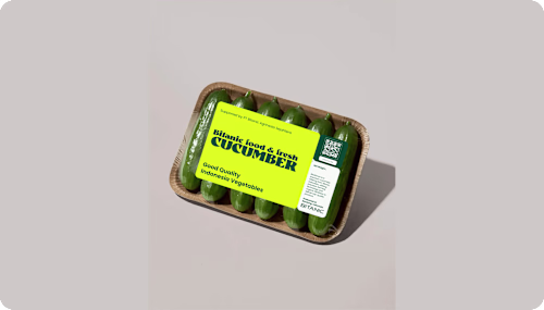 Vegetable Packaging Design