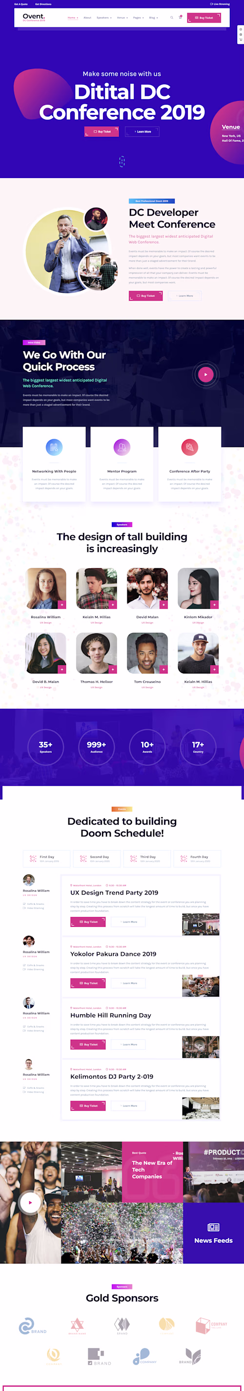 Tech Conference Event (Web Development)