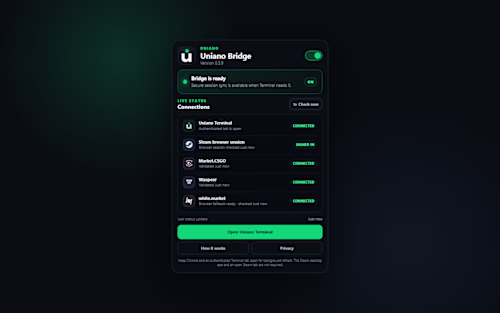 Uniano Bridge — Secure Browser Integration