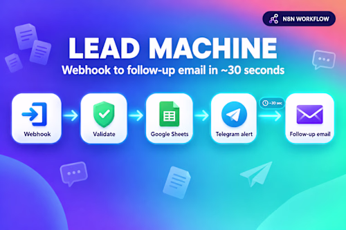 Lead Machine — automated lead processing pipeline for n8n
