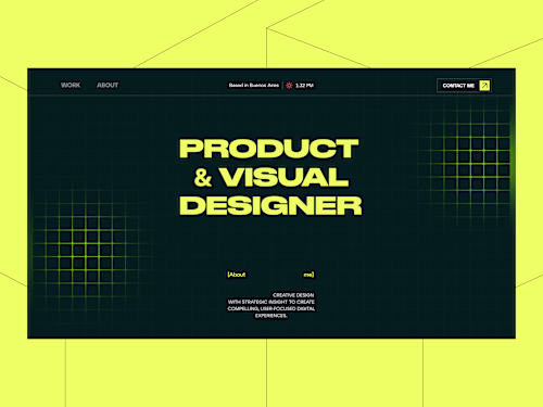 Portfolio Website (UX/UI Design)