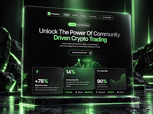 Tradepack - Crypto Community Landing Page