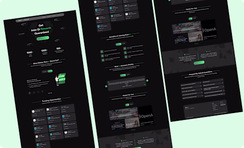 RewInt Job Portal MVP UI/UX Design
