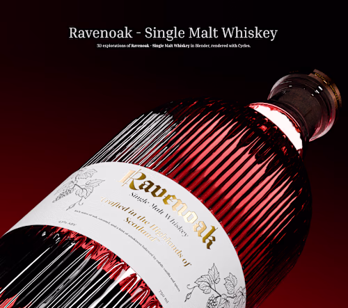 Revenoak Whiskey: Distilling Bold 3D Elegance