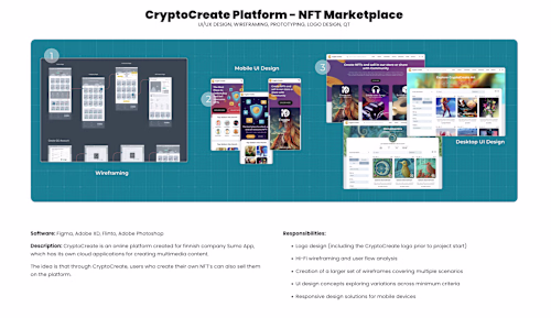 CryptoCreate Platform - NFT Marketplace