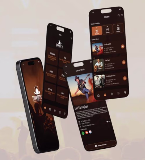 Managed "Tamworth24", a companion app