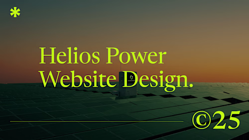 Helios Power ©2025- Solar Energy Company