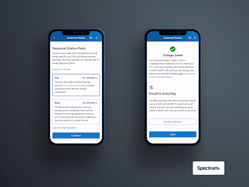 Spectrum:❄️ Seasonal Management Service