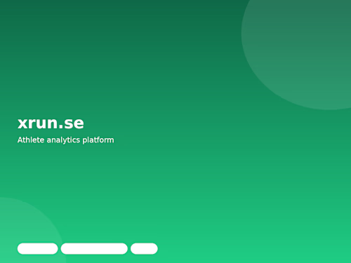 xrun.se (http://xrun.se) — Athlete analytics platform