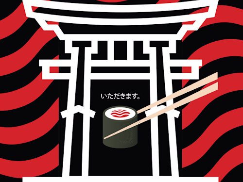 Momoji Sushi - Brand Identity Design