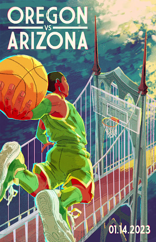 University of Oregon Gameday Posters