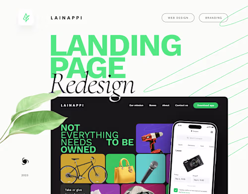 Lainappi – Landing Page Redesign | Ronas IT