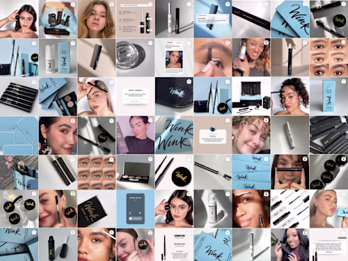 Managed all social media for this beauty brand, creating con...