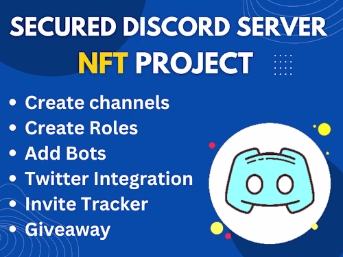 You will get Secured NFT Discord Setup and Manager