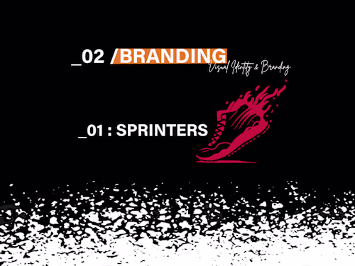 Sprinters Athletic Footwear Brand Identity