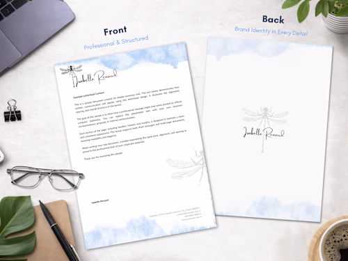 Professional Custom Letterhead Design