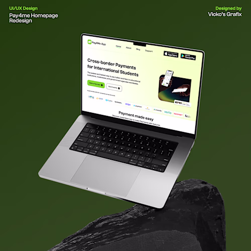 Pay4me Homepage Redesign