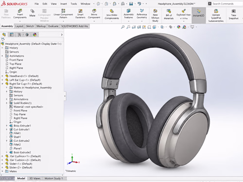 Headphone Product Design | 3D