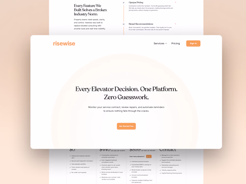 RiseWise Website Design and Development