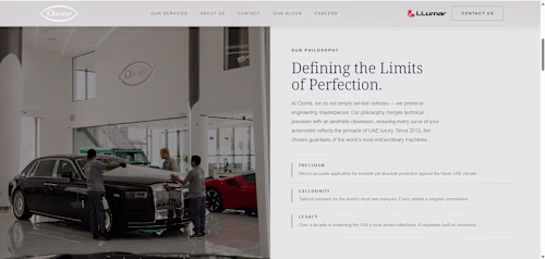Ozone UAE, a luxury automotive