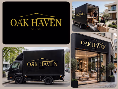 OAK HAVEN Luxury Brand Identity and Visual Design