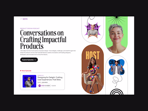 Podcast Landing Page