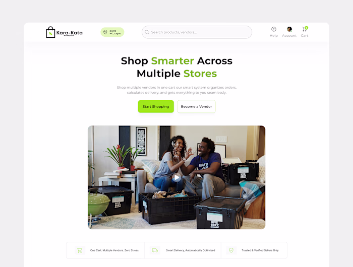 Kara-Kata Multi-Vendor Marketplace Design