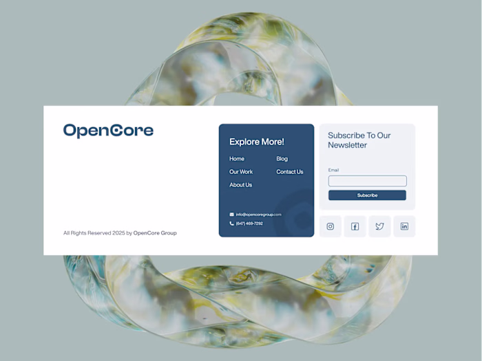Footer doesn't have to be boring 🙃 Here's one of the recent...