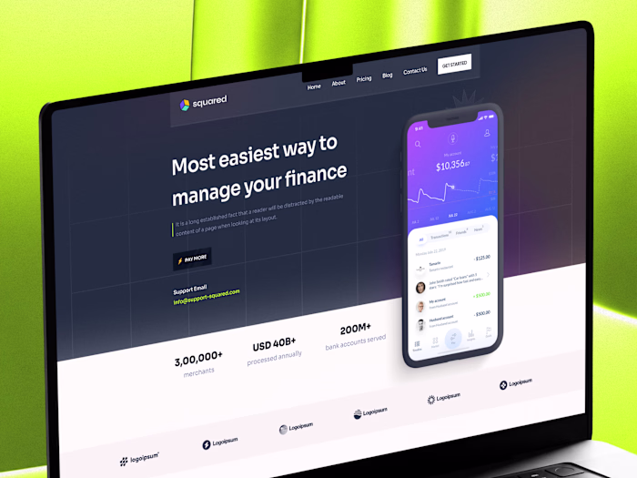 Squared – Finance Management Web-App