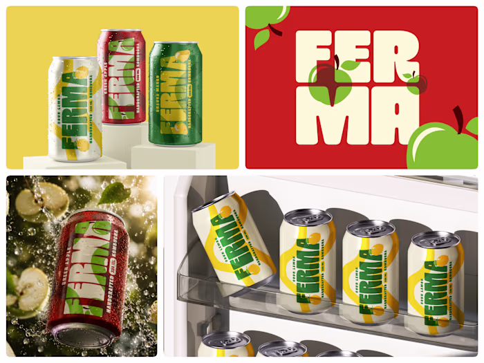 Ferma Kombucha Drink Packaging