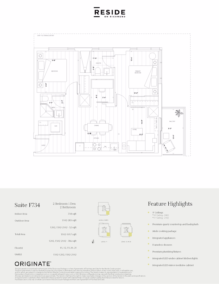 Reside on Richmond | Floor Plans Design