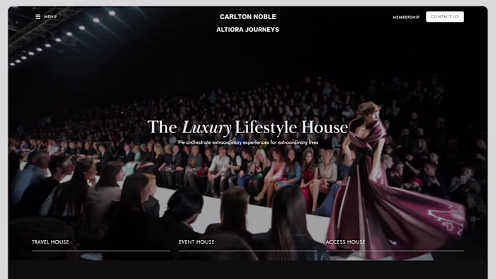 Carlton Noble: Luxury Digital Experience