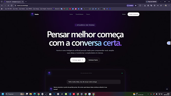 Hanira AI — Conversational AI Web Application