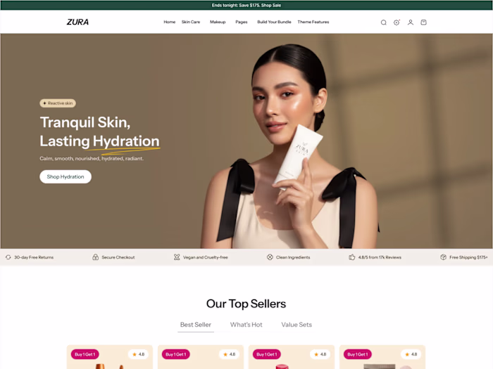 Premium Shopify Store Design for ZIVA Beauty