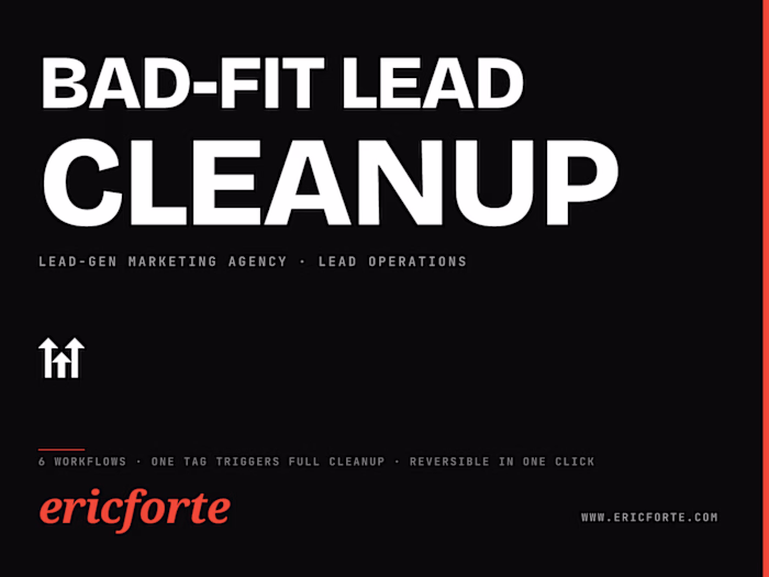 Automated Lead Disqualification System for Marketing Agencies